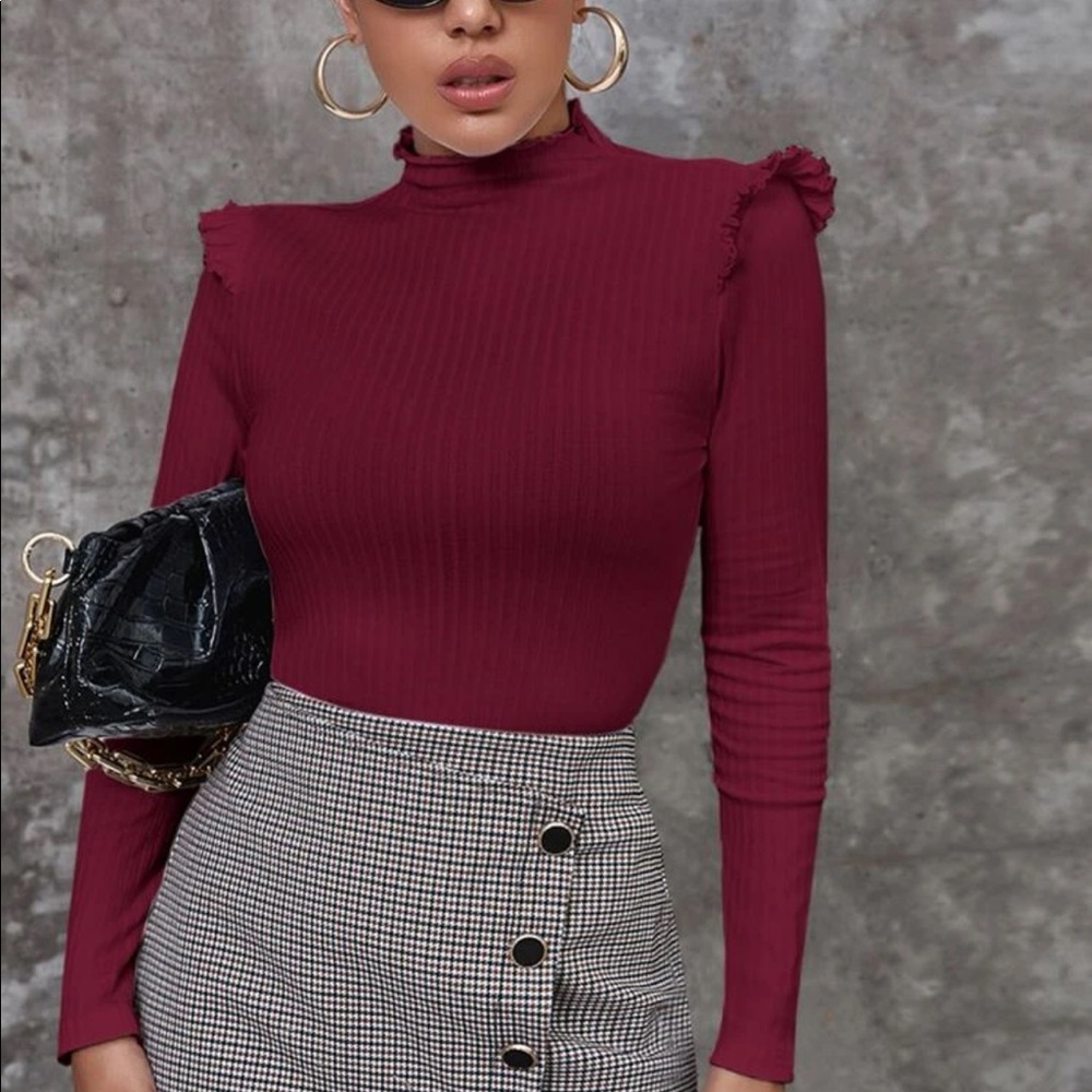 Ruffle Long Sleeve